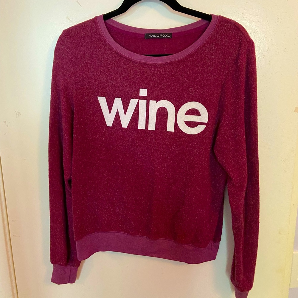 Wildflox Wine Pullover Sweatshirt